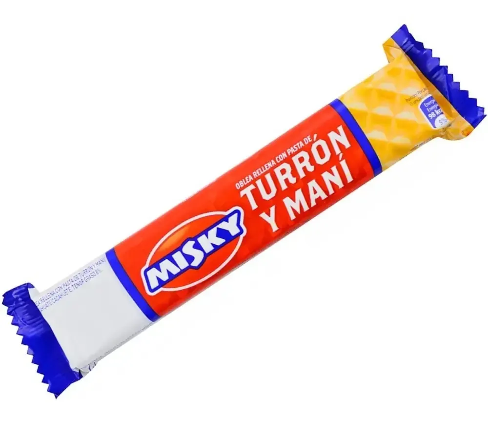 TURRON DE MANI MISKY 4 X 50 U X 25 GRS
