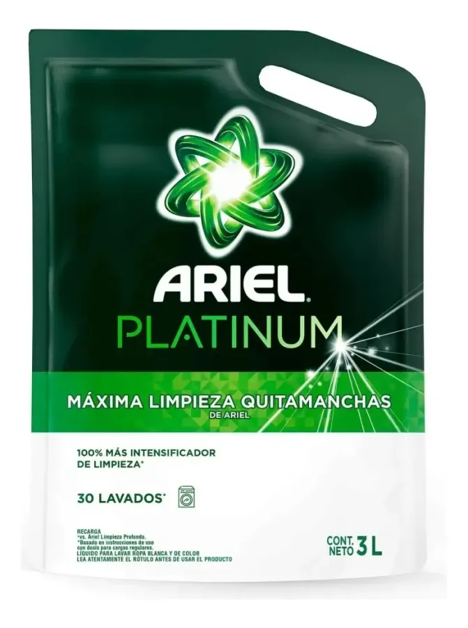 ARIEL LIQUIDO DOYPACK X 3LT PLATINUM