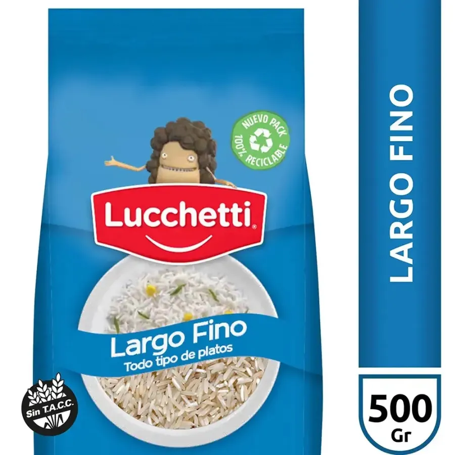 LUCCHETTI ARROZ  L. FINO BOLSA 10*500GR