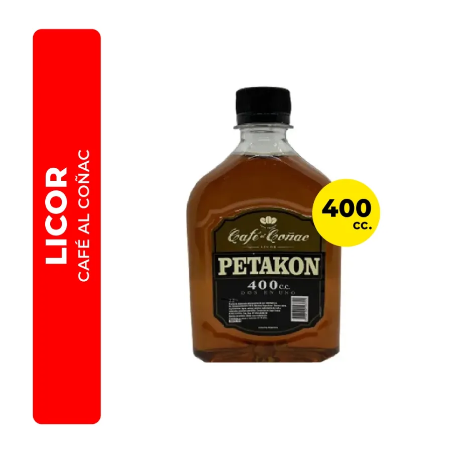 PETAKON CAFE AL COGNAC 12 X 400 CC