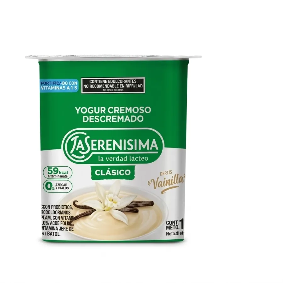 YOGUR LA SERENISIMA CLAS. BATIDO DESC. VAIN.*120GRS