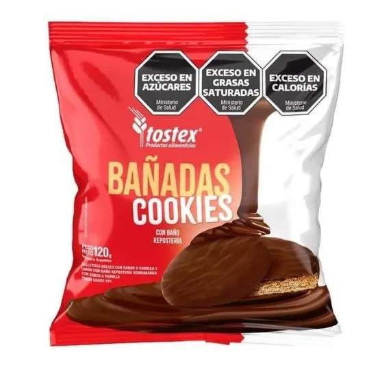 GALLETITAS TOSTEX COOKIES BA&Ntilde;ADAS 14 X 120GRS