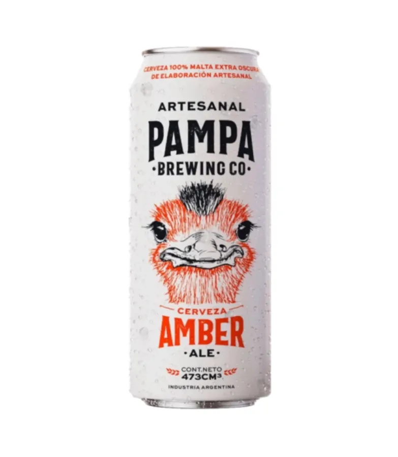 LATA CERVEZA PAMPA BREWING AMBER X 473CC
