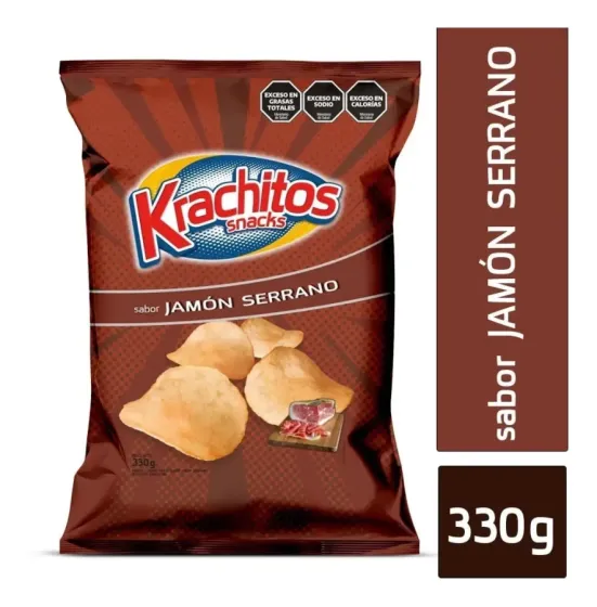 Papas Fritas Krachitos Jamon Serrano X 330GRS