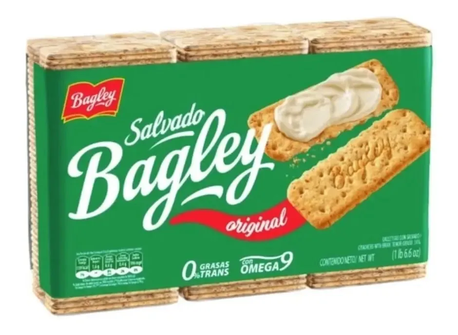 GALLETITAS. BAGLEY CEREAL SALVADO 12*3*169GRS