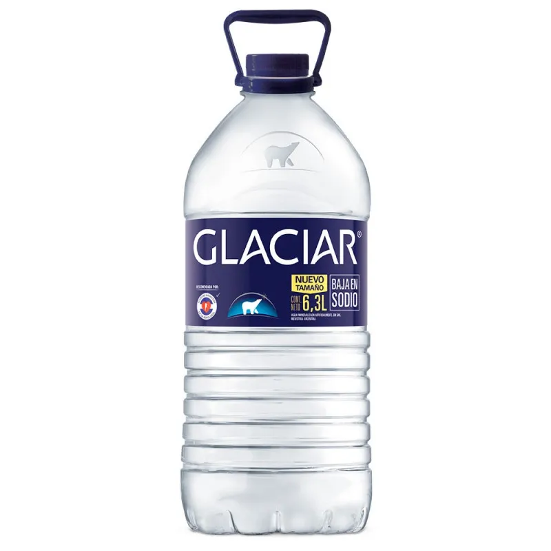 AGUA MIN GLACIAR BIDON 2 X 6.3LT