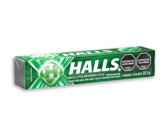 PASTILLAS HALLS MENTA LYPTUS DISPLAY X 12 UNIDADES