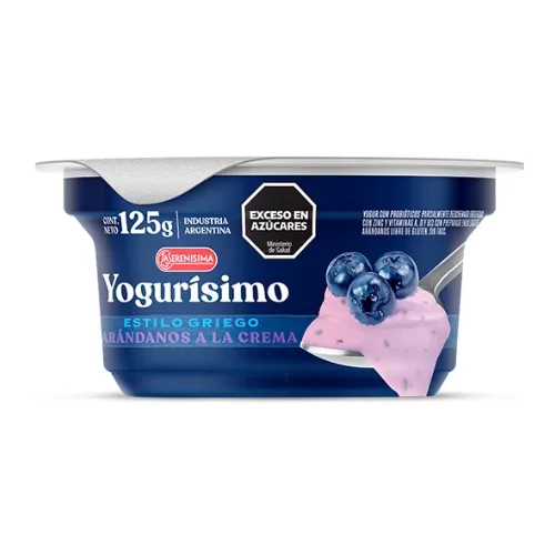 YOGURISIMO GRIEGO ARANDANOS X 125GRS
