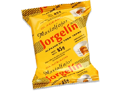 ALFAJOR MAXI JORGELIN GLACEADO (AMARILLO)