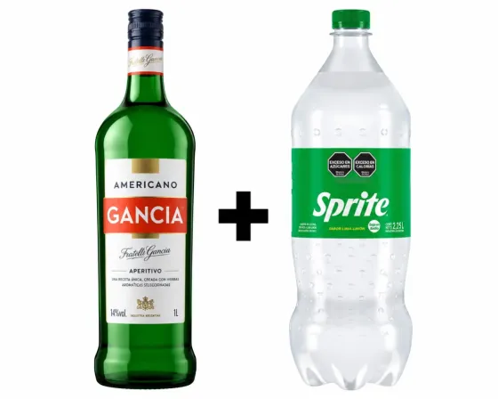 COMBO GANCIA 950CC + SPRITE 2.25CC